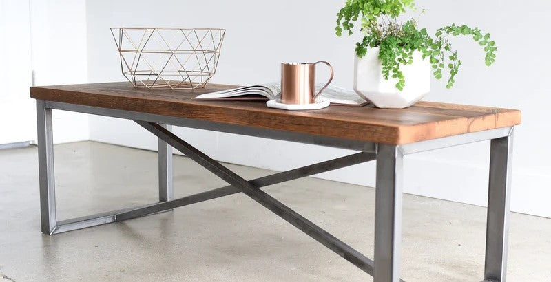 Coffee Tables Constructed From Reclaimed Wood Salvaged