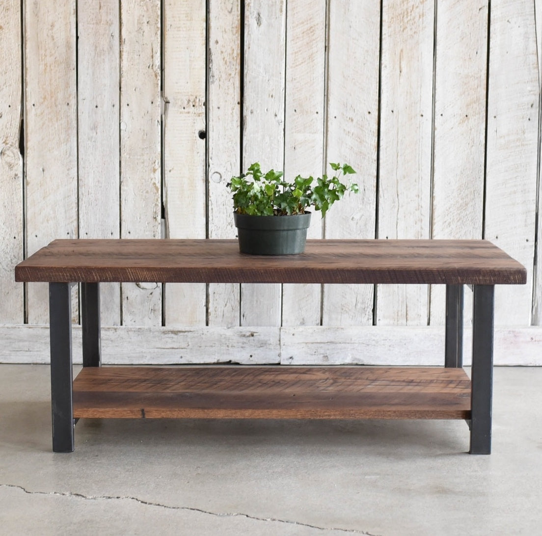 Thumbnail for Industrial Reclaimed Wood Coffee Table