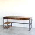 Pictured in Reclaimed Hardwoods &amp; Silver Metal