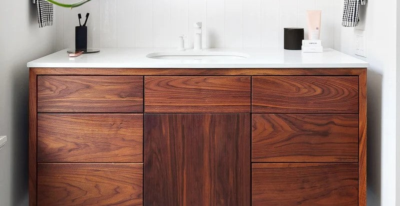 Floating Timber Vanity Floating Vanity | Solid Wood Floating Bathroom Vanity | What WE Make
