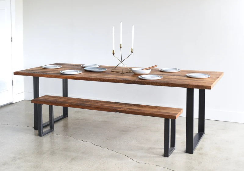 Solid Wood Rectangular Dining Tables | What WE Make