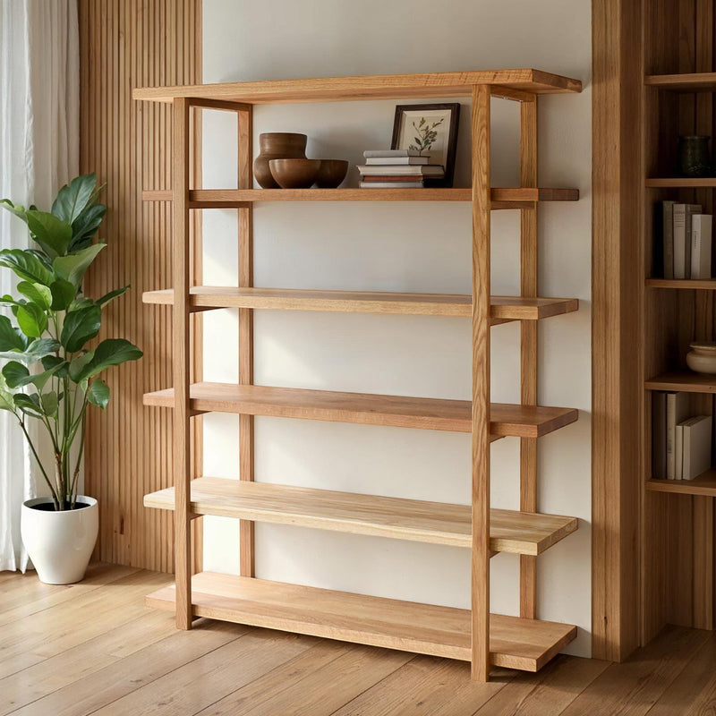 Modern Open-Back Bookcase - Specifications: