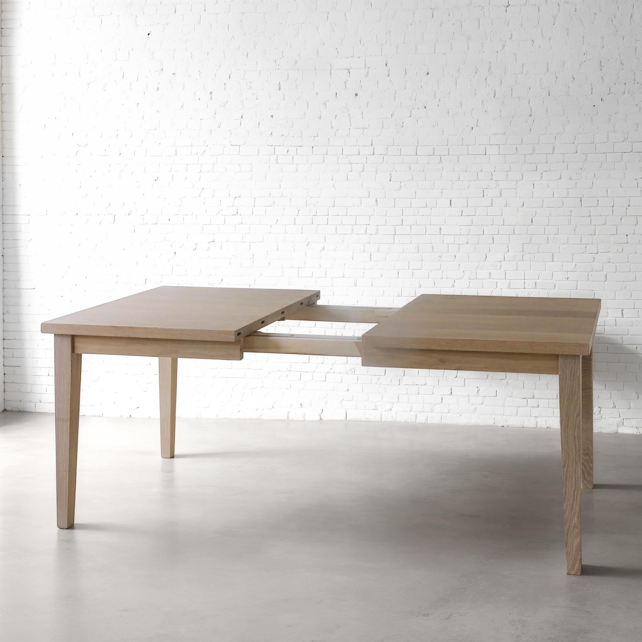 Table Leg Types Extendable Slim Tapered Leg Dining Table – What WE Make