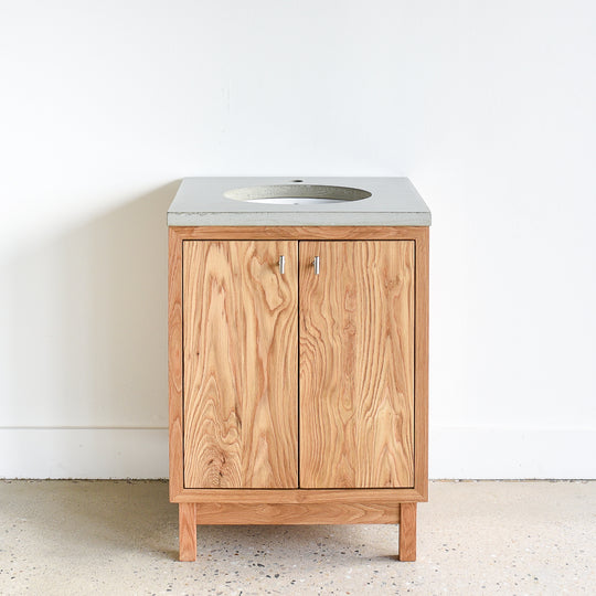 30"L Modern 2-Door Wood Vanity / Single Sink