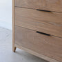36" 3-Drawer Mid-Century Modern Vanity Pictured In White Oak Natural