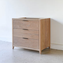 3-Drawer Mid-Century Modern Vanity / Single Sink