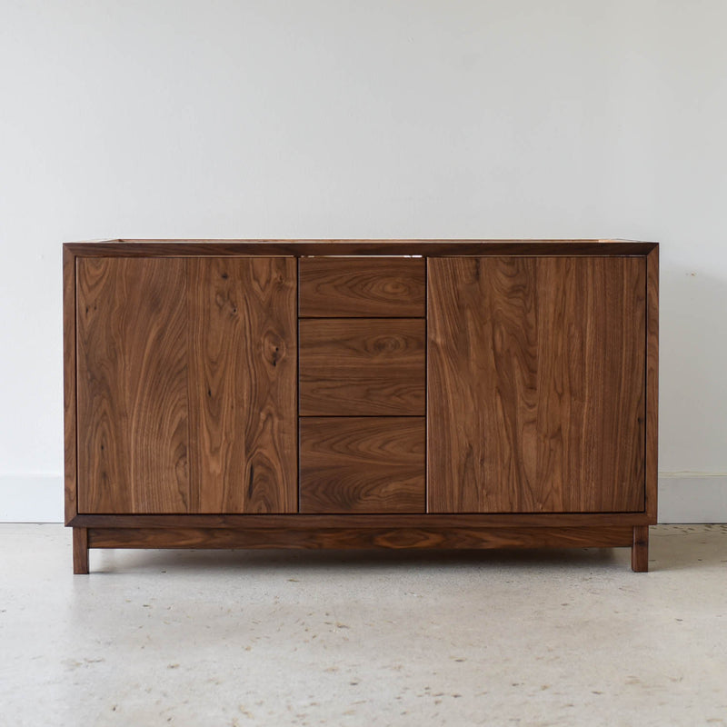 60&quot; Modern Wood Vanity / Double Sink