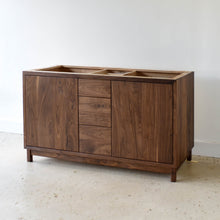 60&quot; Modern Wood Vanity / Double Sink