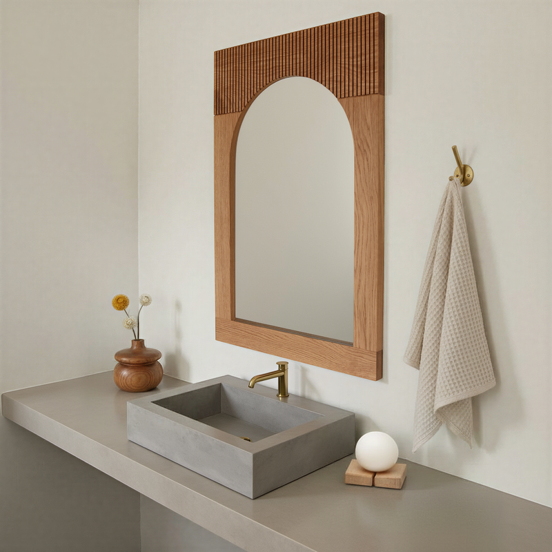 Bixby Handmade Solid Wood Mirror