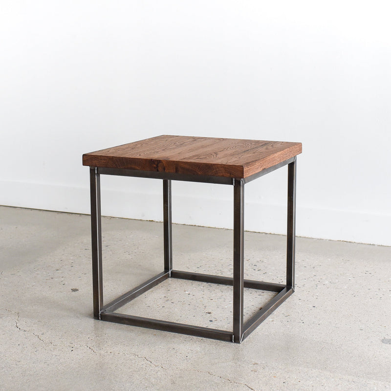 Steel Box Frame Side Table - Specifications: