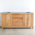 72&quot; Modern Wood Vanity / Double Sink