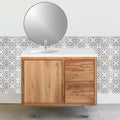 36&quot; Wood Floating Vanity / Offset Single Sink