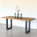 Industrial Live Edge Dining Table