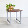 Modern Industrial End Table - Specifications: