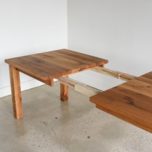 Farmhouse Extendable Dining Table in Reclaimed Oak Clear 