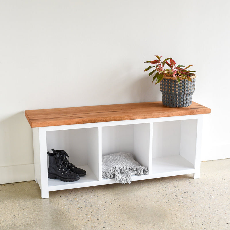 Nordic Storage Cubby Bench