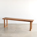 Organic Modern Wood Bench - Specifications: