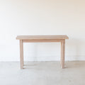 Farmhouse Wood Console Table Pictured In White Oak Natural