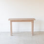 Farmhouse Wood Console Table Pictured In White Oak Natural