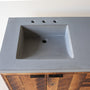 Concrete Vanity Top with Double Integral Sink