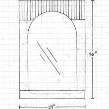 Bixby Handmade Solid Wood Mirror