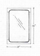 Frances Solid Wood Mirror with Beveled Detail