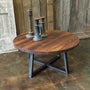 Round Industrial Coffee Table - Specifications: