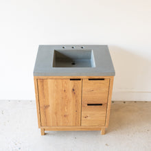 Concrete Vanity Top with Integral Sink