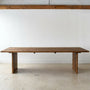 Rounded Corner Timber Dining Table