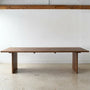 Rounded Corner Timber Dining Table