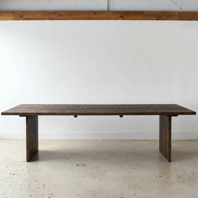 Rounded Corner Timber Dining Table