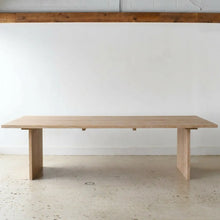 Rounded Corner Timber Dining Table