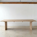 Rounded Corner Timber Dining Table