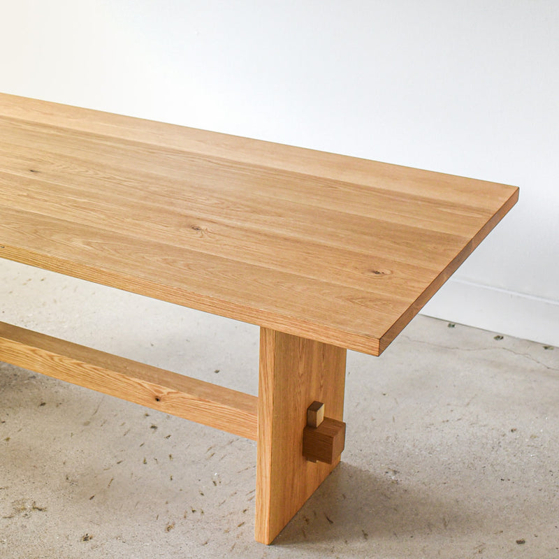 Solid Wood Modern Dining Table | What WE Make