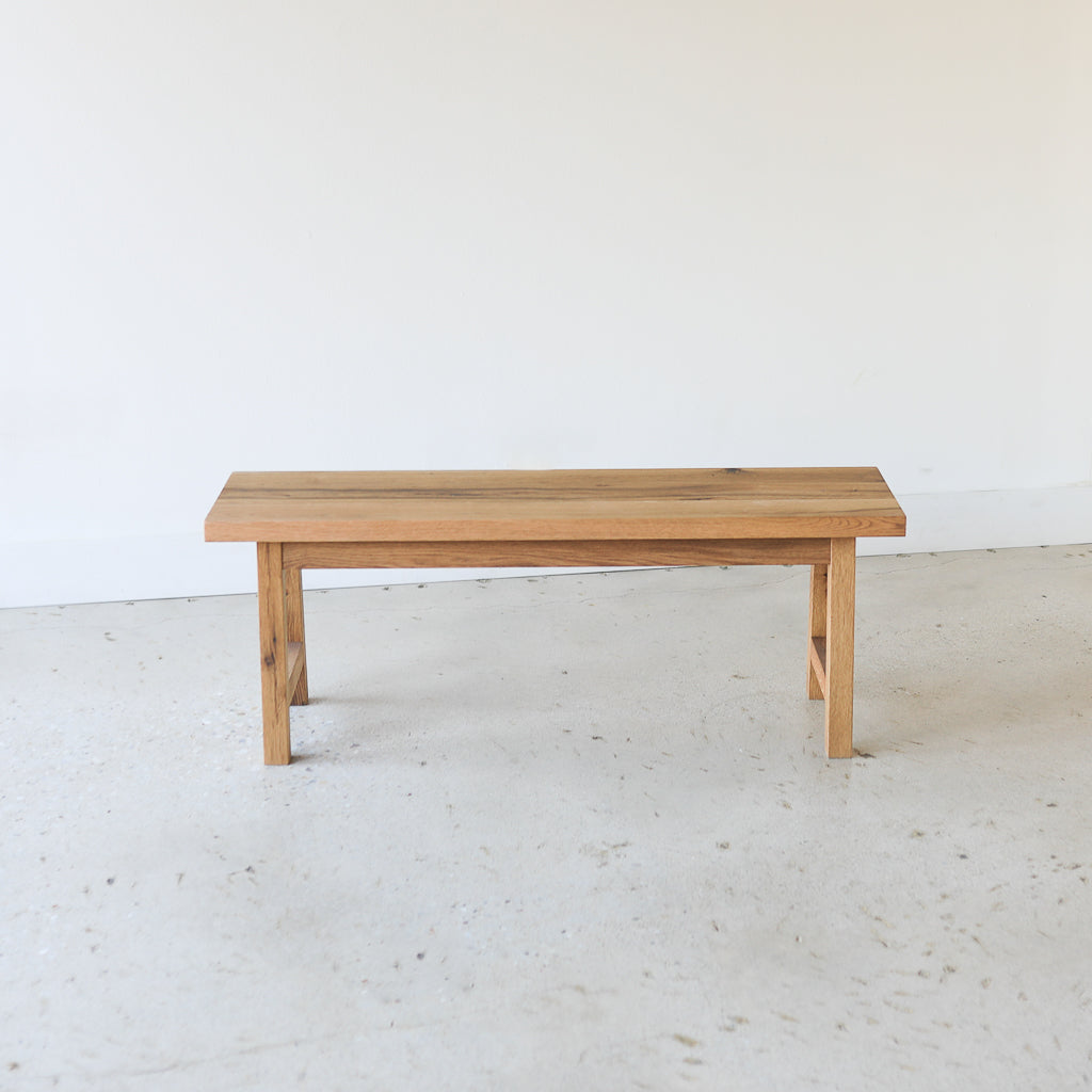 Modern Trestle Bench – What WE Make