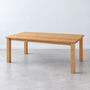 Plank Farmhouse Dining Table Pictured In White Oak Clear