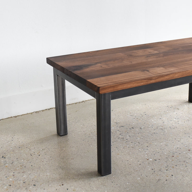 Steel Frame Coffee Table