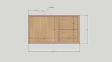 42&quot; Wood Floating Vanity / Offset Single Sink