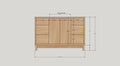 48&quot; Modern Wood Vanity / Single Sink