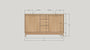 60&quot; Modern Wood Vanity / Double Sink