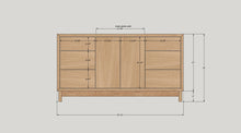 60&quot; Modern Wood Vanity / Single Sink