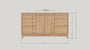 60&quot; Modern Wood Vanity / Single Sink