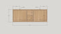 60&quot; Floating Wood Vanity / Double Sink