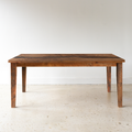 Plank Tapered Leg Dining Table pictured in Reclaimed Oak Textured