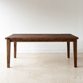 Plank Tapered Leg Dining Table pictured in Reclaimed Oak Walnut