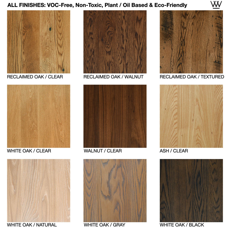 Wood Options &amp; Finishes : VOC-Free, Non-Toxic, Plant / Oil Based &amp; Eco-Friendly