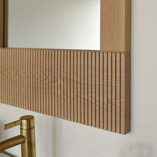 Archie Solid Wood Mirror with Fluted Detail