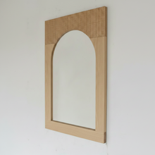 Bixby Solid Wood Mirror pictured in White Oak Natural