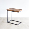 Wood + Steel C-Table - Specifications: