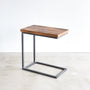 Wood + Steel C-Table - Specifications: